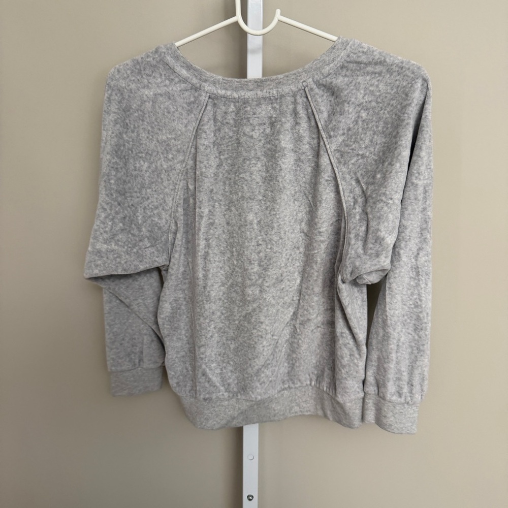 SUZIE KONDI Samos cotton-blend velour sweatshirt and sweatpants set size S - Picture 8 of 12